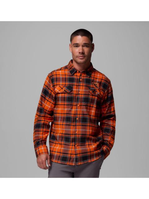 Columbia Men's Collegiate Flare Gun Flannel Long Sleeve Shirt - Oregon State