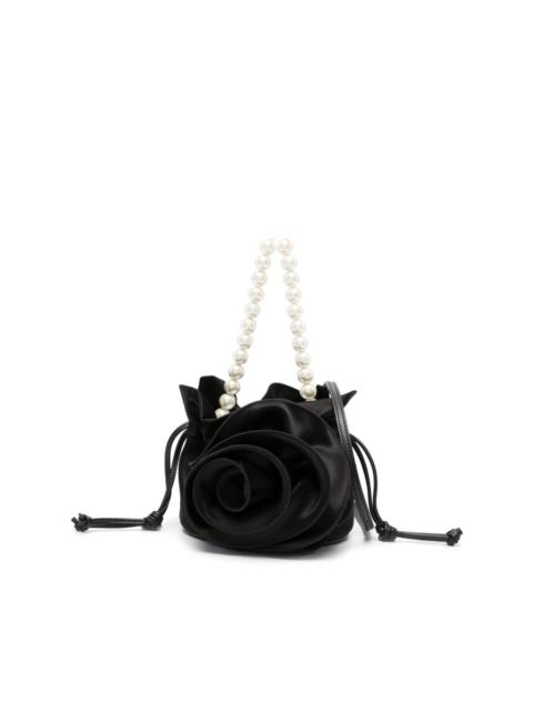 MAGDA BUTRYM Magda pearl-handle flower bag