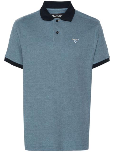 Barbour logo-embroidered polo shirt
