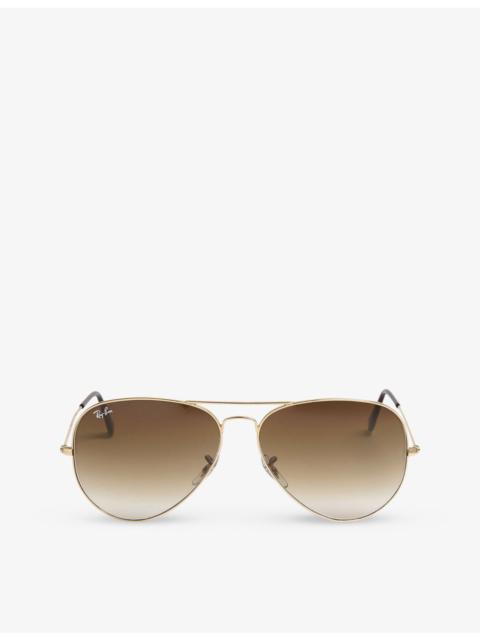 Ray-Ban Gold aviator pilot sunglasses