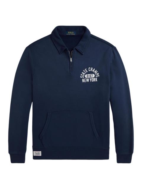 Polo Ralph Lauren Men's Collegiate Quarter-Zip Sweatshirt - Cruise Navy