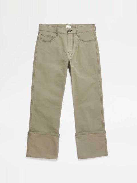 Tod's TROUSERS - BEIGE
