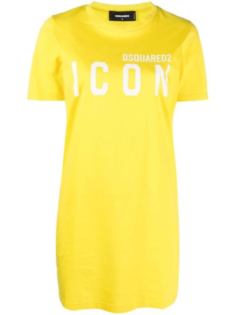 DSQUARED2 logo-print T-shirt dress