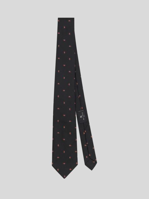 Etro SILK TIE WITH MICRO PAISLEY