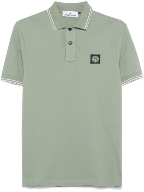 Stone Island Compass-motif polo shirt