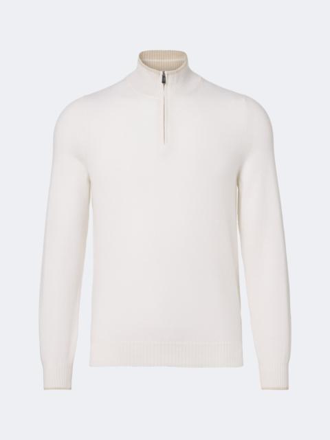 FEDELI Cashmere half-zip sweater
