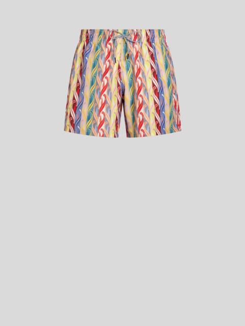 Etro SWIM SHORTS WITH MULTICOLOURED STRIPES