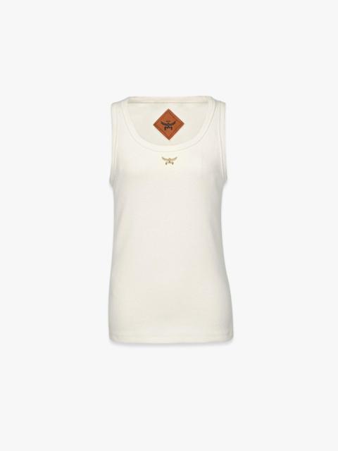 MCM Logo Bouclé Tank Top