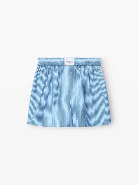 Alexander Wang CLASSIC BOXER IN LIGHT COMPACT COTTON