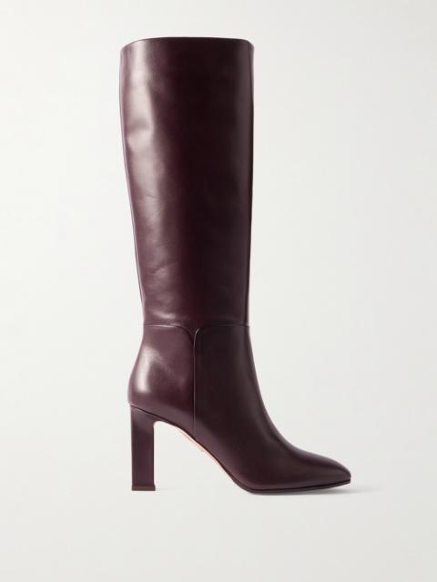 AQUAZZURA Sellier 85 Leather Knee Boots