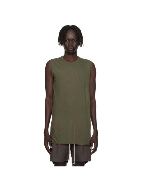 Rick Owens Khaki Concordians Basic SL Tank Top