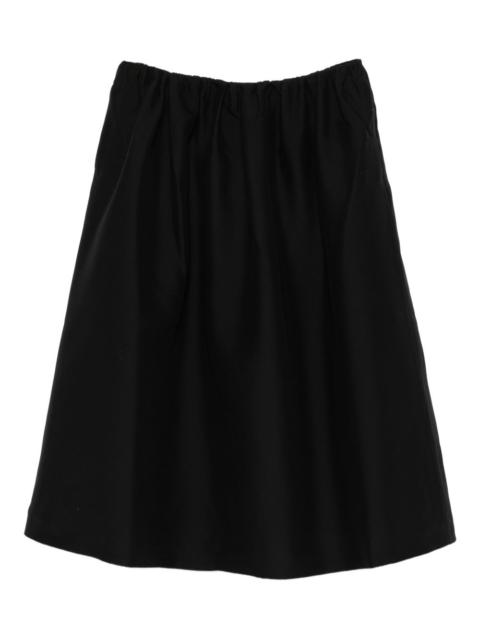 TOTEME zip-fastening midi skirt