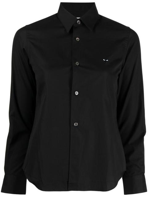 Comme Des Garçons Play-logo longsleeved shirt