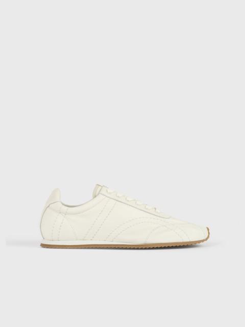 TOTEME Flex nappa sneakers off-white