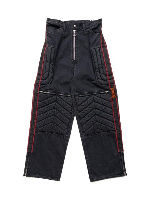 Kapital 14oz BLKxBLK Denim KOUNTRY Motocross Pants "TODOTERRENO"