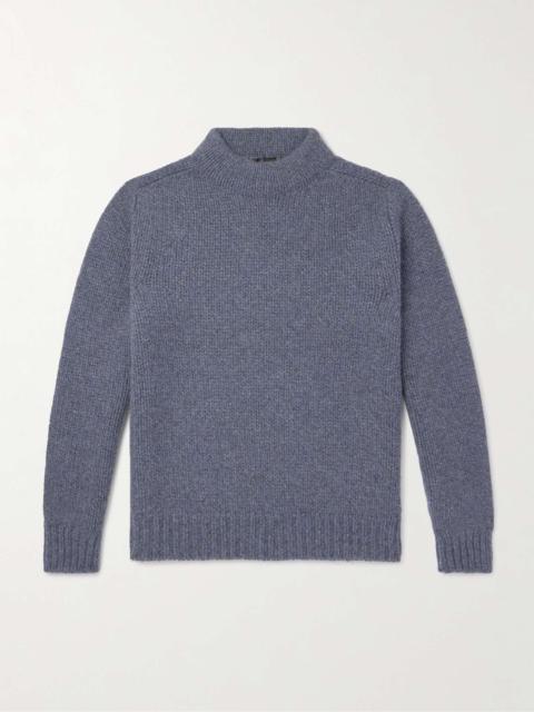 Cashmere Mock-Neck Sweater