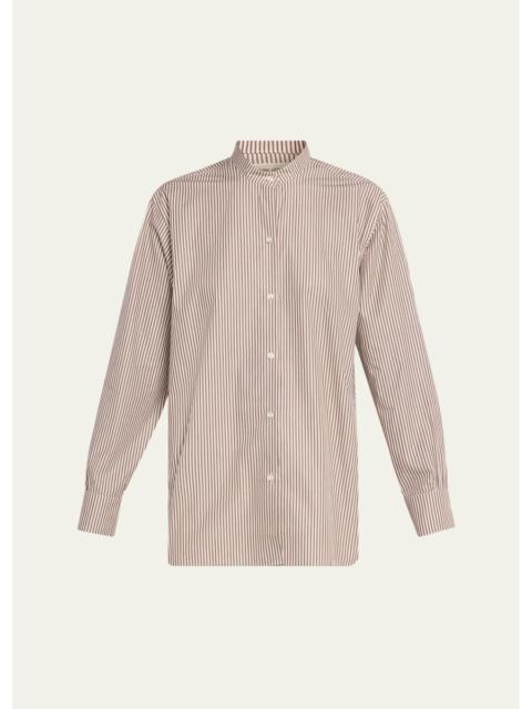 OFFICINE GÉNÉRALE Auria Striped Cotton Shirt