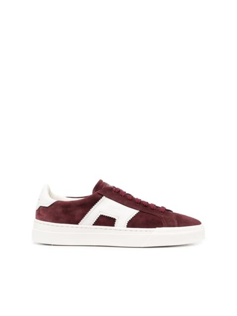 Double Buckle suede sneakers