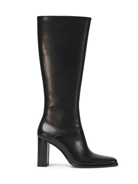 SIMKHAI Women's Carolyn 85MM Leather Knee-High Boots - Black