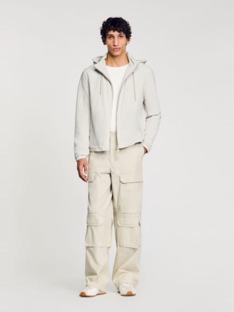 Sandro ZIP-UP HOODED JACKET
