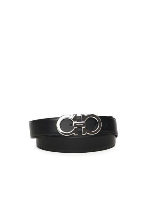 FERRAGAMO Gancini reversible belt