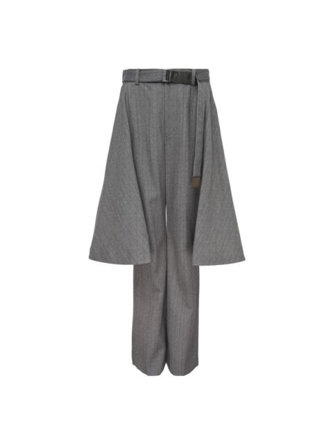 sacai Herringbone Suiting Pants