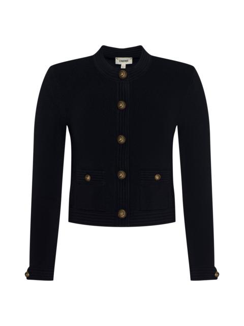 L'AGENCE Patsy Cropped Cardigan