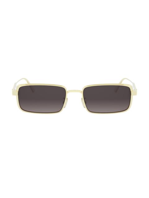 Dior Women's DiorCannage S2U 55MM Rectangular Sunglasses - Gold Black