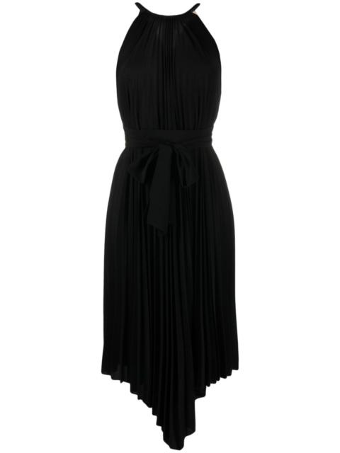 ALEXANDRE VAUTHIER asymmetric pleated dress