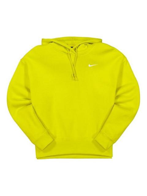 (WMNS) Nike Sportswear Casual Sports hooded Long Sleeves Hoodie Yellow Green Lime CZ2590-344