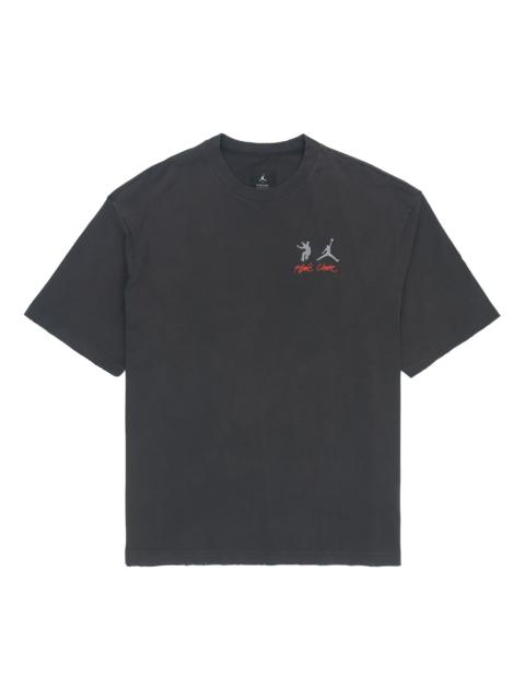 Jordan Air Jordan x union Crossover SS22 Solid Color Breathable Logo Round Neck Short Sleeve Asia Edition B