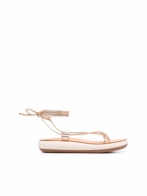 ANCIENT GREEK SANDALS Diakopes ankle-tie sandals