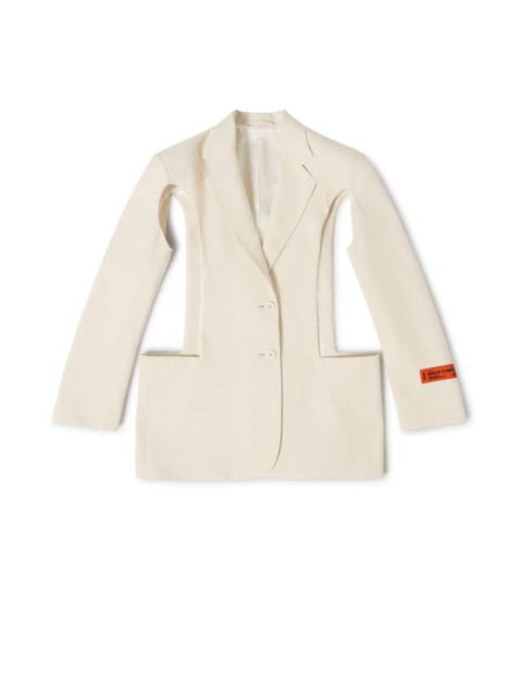 Heron Preston Side Cutout Canvas Blazer