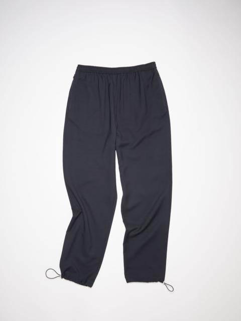 Jacquard trousers - Navy