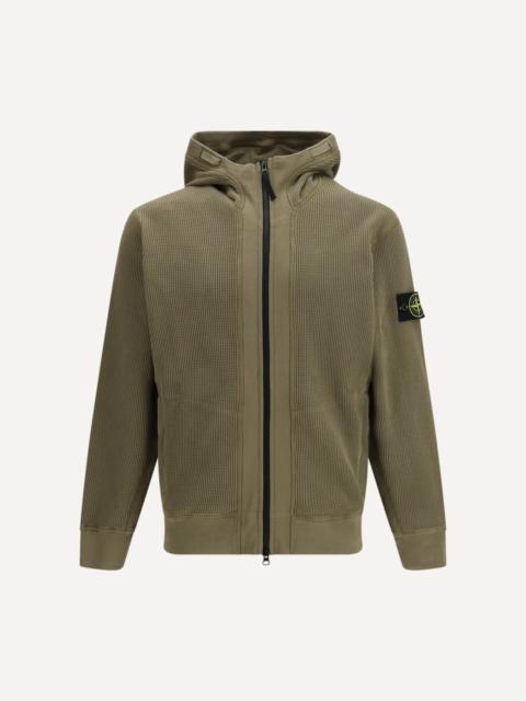 Stone Island Cotton zip-up Hoodie Ghost