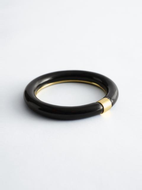 & Other Stories Contrast Metal Resin Bangle