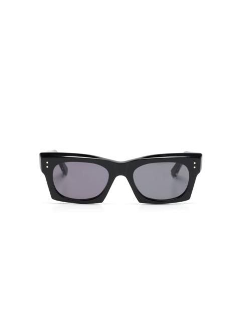 Marni logo-engraved square-frame sunglasses