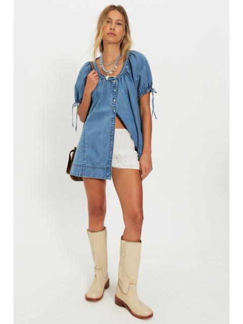 FREE PEOPLE Farley Chambray Tunic