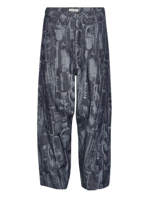 HENRIK VIBSKOV printed jeans