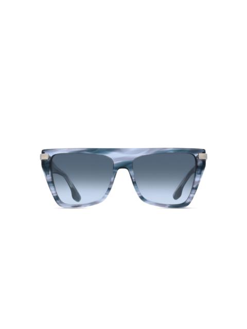 Victoria Beckham horn-effect square sunglasses