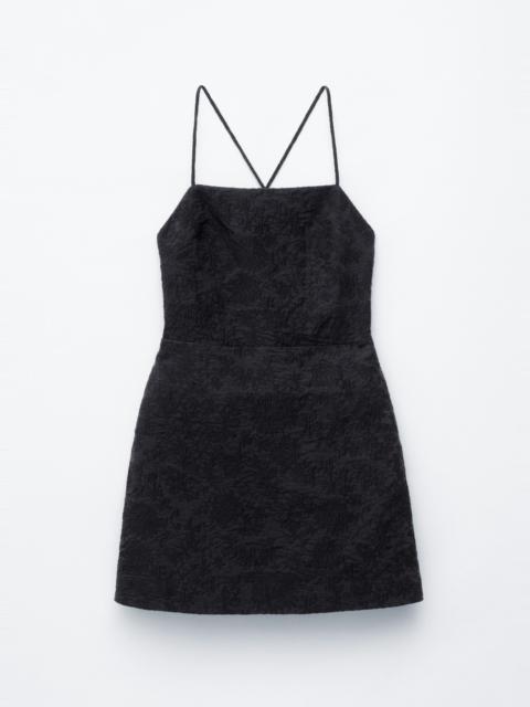 & Other Stories Jacquard Apron Mini Dress