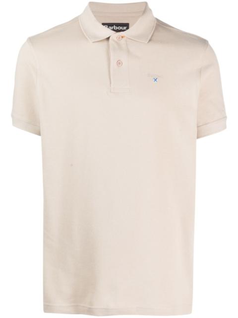 Barbour embroidered-logo polo shirt