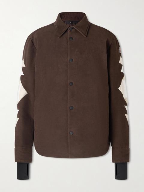 Moncler Grenoble Valley Patchwork Cotton-Moleskin, Corduroy and Gabardine Shirt Jacket