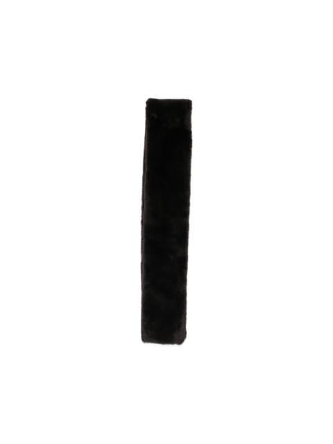 AGNONA shearling scarf