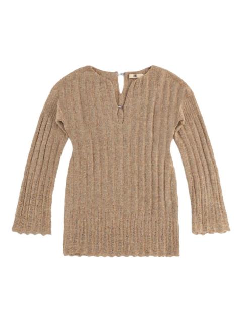 KNWLS Cosma knitted mini dress