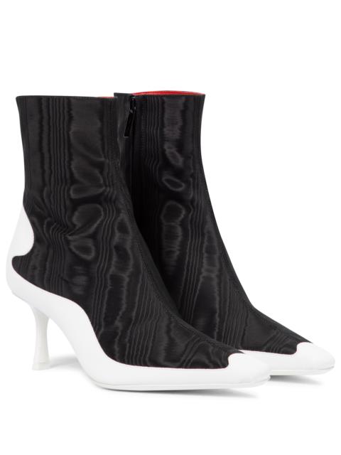 JIMMY CHOO x Marine Serre moiré ankle boots