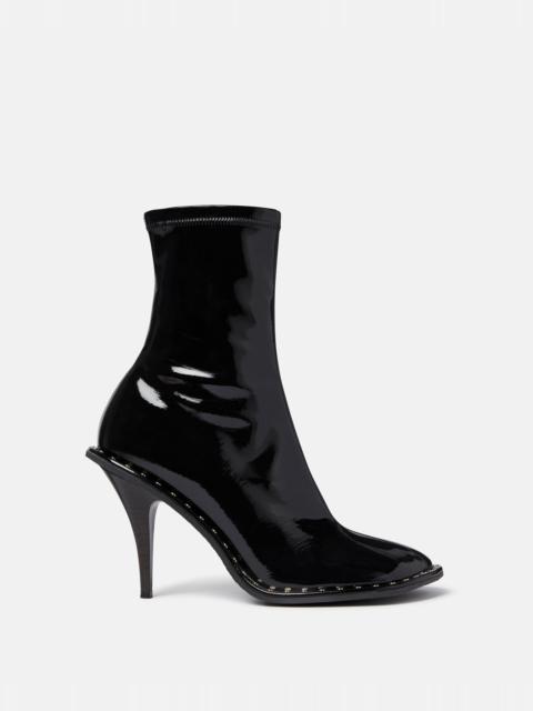 Stella McCartney Ryder Lacquered Stiletto Ankle Boots