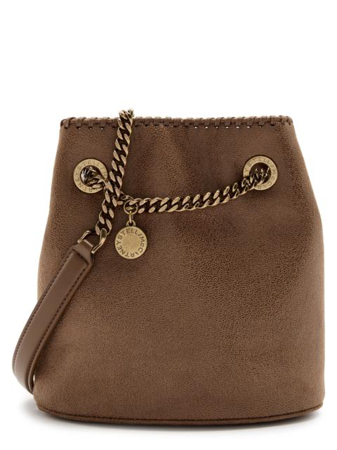 Fallabella faux suede bucket bag