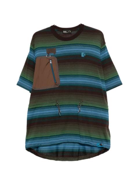 pocket striped T-shirt