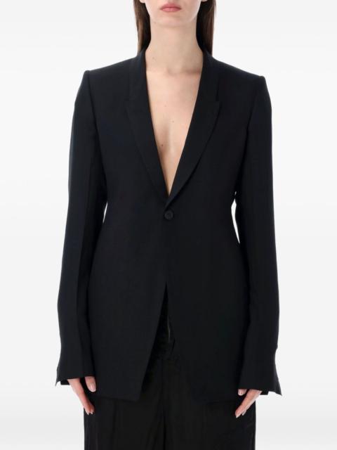 Rick Owens button-fastening V-neck blazer